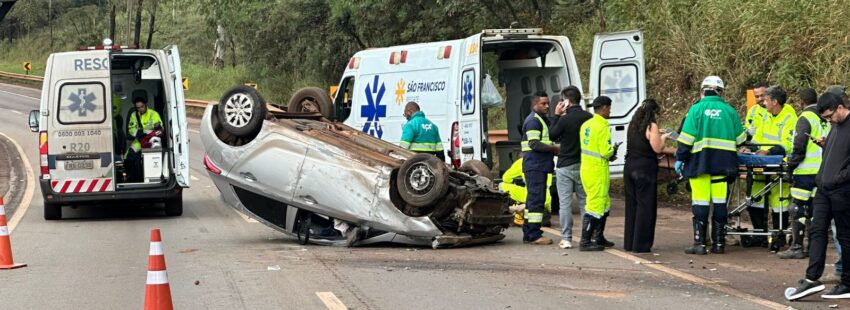 Acidente de trânsito na BR-040